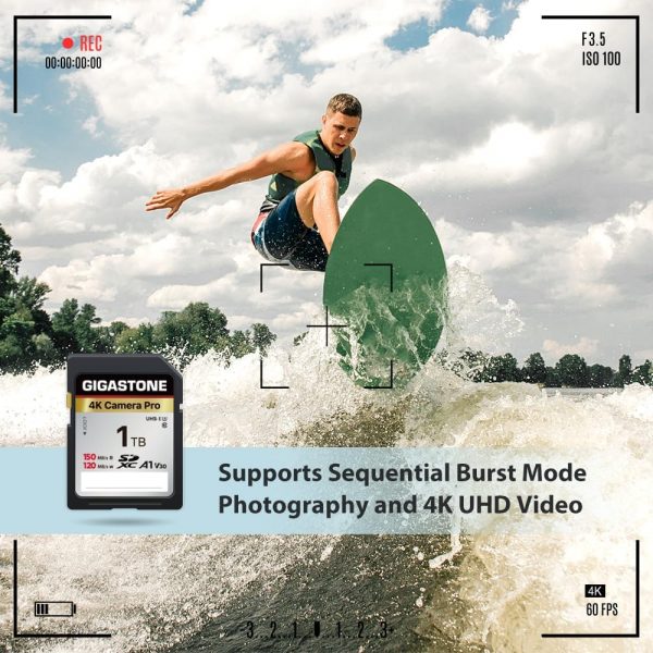 GIGASTONE 1TB SD Card, 4K Camera Pro, Speed up to 150/120MB/... - Image 7