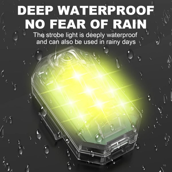 Craznick 2 Pack Drone Strobe Light with Remote Control for D... - Image 3