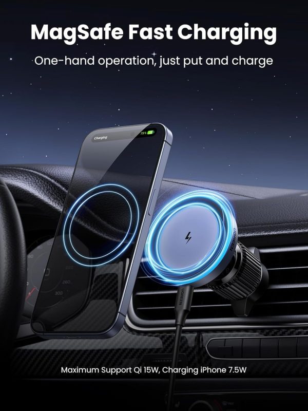UGREEN Wireless Car Mount Charger 15W Wireless Car Charger C... - Image 3