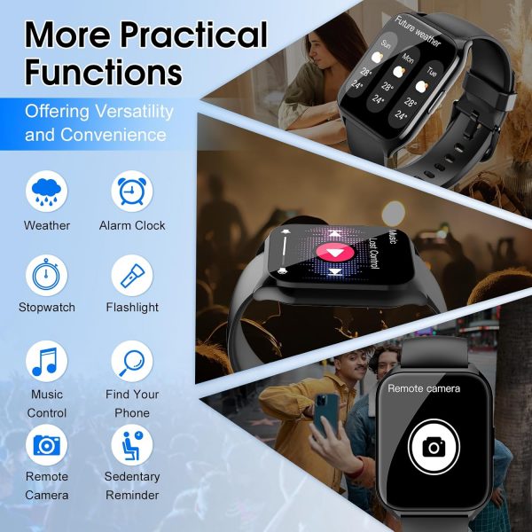 DUSONLAP Smart Watch for Men Women (Answer/Make Calls), 1.85... - Image 8