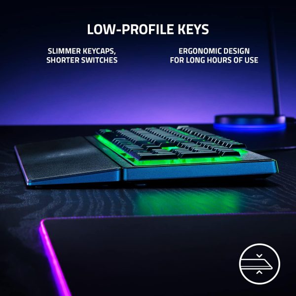 Razer Ornata V3 X - Low-profile membrane Keyboard, Black & D... - Image 4