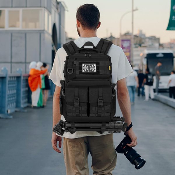 BQKOZFIN Camera Backpack, Waterproof Camera Bag with 15.6" L... - Image 9