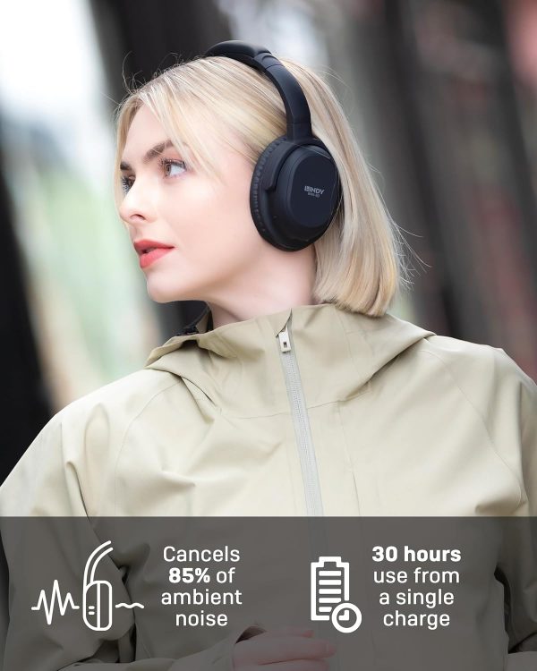 LINDY BNX-60 Wireless Active Noise Cancelling (ANC) Headphon... - Image 4
