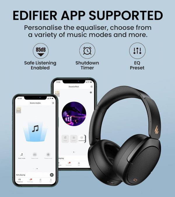 Edifier WH950NB Hybrid Active Noise Cancelling Headphones -L... - Image 9