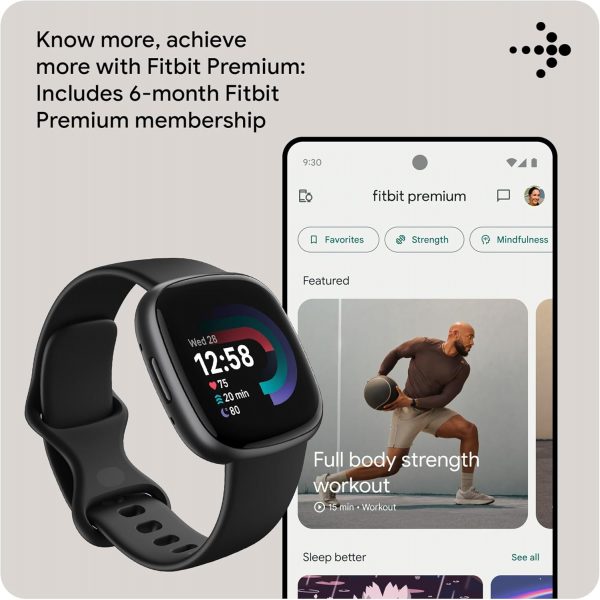 Google Fitbit Versa 4 Fitness Smartwatch with built-in GPS a... - Image 9