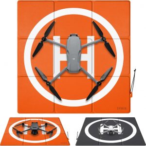 SYMIK LP570 Drone Landing Pad (3×3 fold) Double-Sided Waterp…