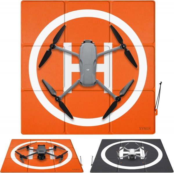 SYMIK LP570 Drone Landing Pad (3x3 fold) Double-Sided Waterp...