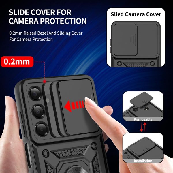 Guisessy Phone Case for Samsung Galaxy A16 5G Case with Ring... - Image 3