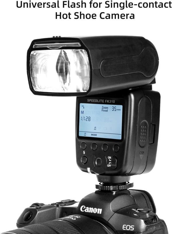 PHOTOOLEX LCD Flash Speedlite for Canon Nikon Sony Panasonic... - Image 3