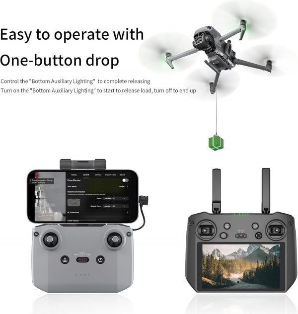 LICHIFIT Drone Airdrop System Universal for DJI Mavic 3 Pro/... - Image 2