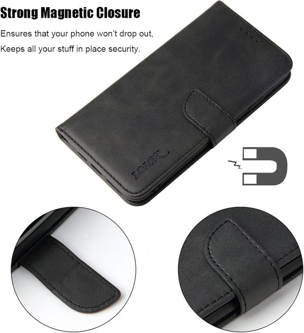 LOLFZ Wallet Case for iPhone XR, Vintage Leather Book Case w... - Image 6