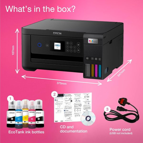 Epson EcoTank ET-2850 A4 Multifunction Air Print and Wi-Fi I... - Image 7