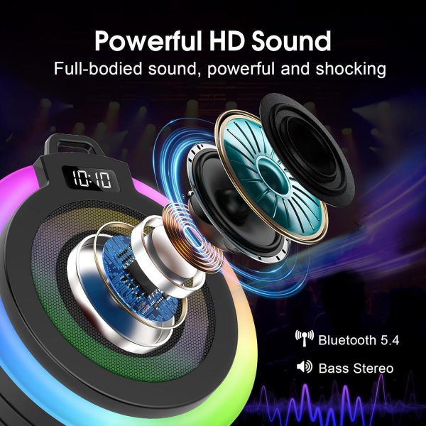 Conyat Bluetooth Shower Speaker, Portable Bluetooth Speaker ... - Image 3
