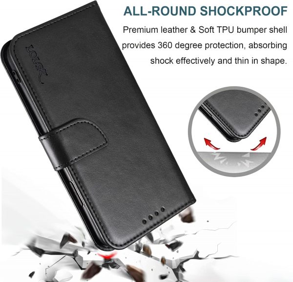 LOLFZ Wallet Case for iPhone XR, Vintage Leather Book Case w... - Image 7