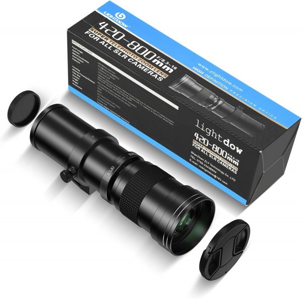 EF/EF-S 420-800mm F/8.3 Telephoto Zoom Lens - Manual DSLR Ca... - Image 8