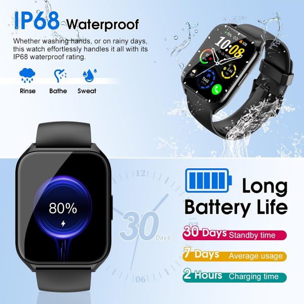 DUSONLAP Smart Watch for Men Women (Answer/Make Calls), 1.85... - Image 7