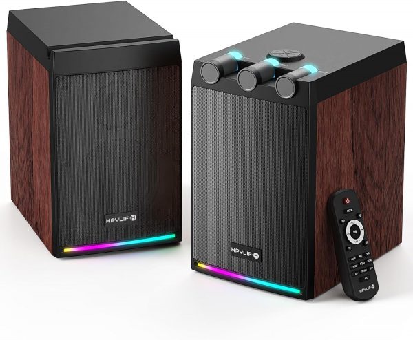 Active Bluetooth Bookshelf Speakers | Amplified HiFi Speaker... - Image 2