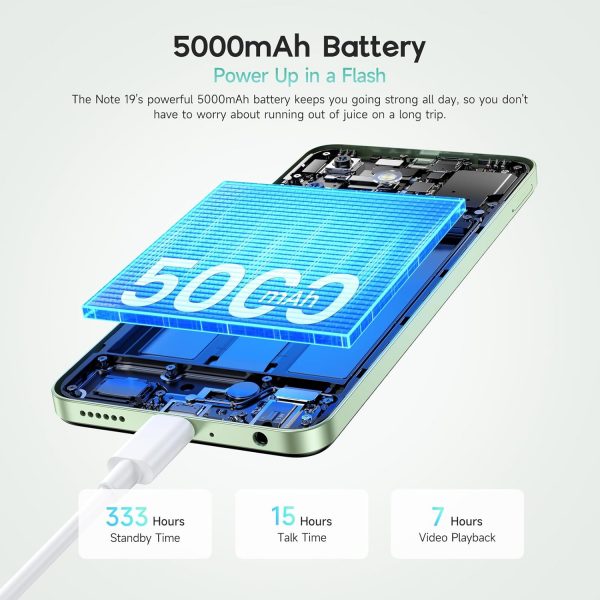 Ulefone Note 19 Mobile Phones 6GB+64GB/512GB SD, Octa Core A... - Image 6