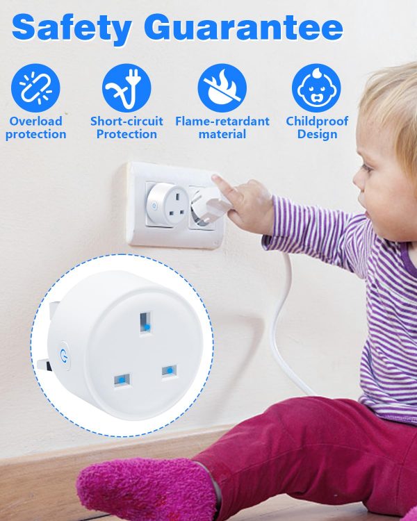 Smart Plug WiFi Alexa Plugs, Avatar Controls Smart Home Mini... - Image 7
