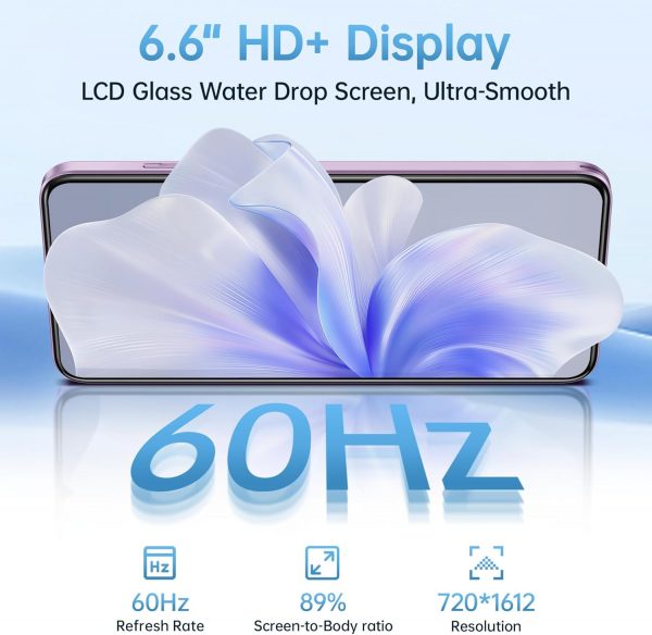 OUKITEL C53 Mobile Phones 2024, 6.6" HD+ Waterdrop Screen An... - Image 3