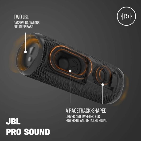 JBL Flip 6 Bluetooth Wireless Speaker Black EU - Image 3
