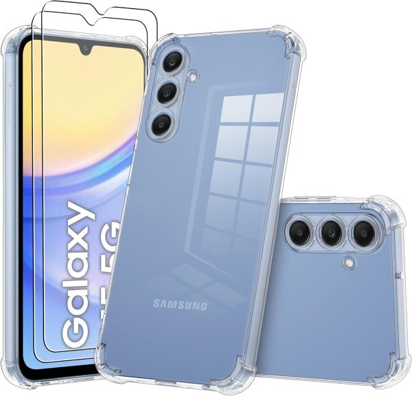 iCatchy Case for Samsung A15 5G / A15 Phone, Shockproof Tran... - Image 2