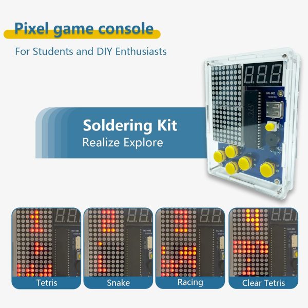 EI Electronic Pixel games Electronic DIY kits for teenagers ... - Image 3