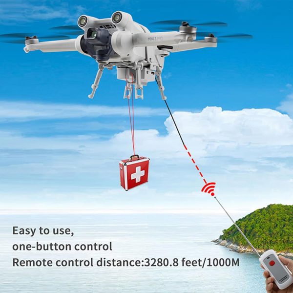 LICHIFIT Drone Airdrop System Universal for DJI Mini 3 Pro/M... - Image 2