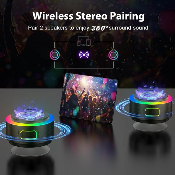 Conyat Bluetooth Shower Speaker, Portable Bluetooth Speaker ... - Image 7