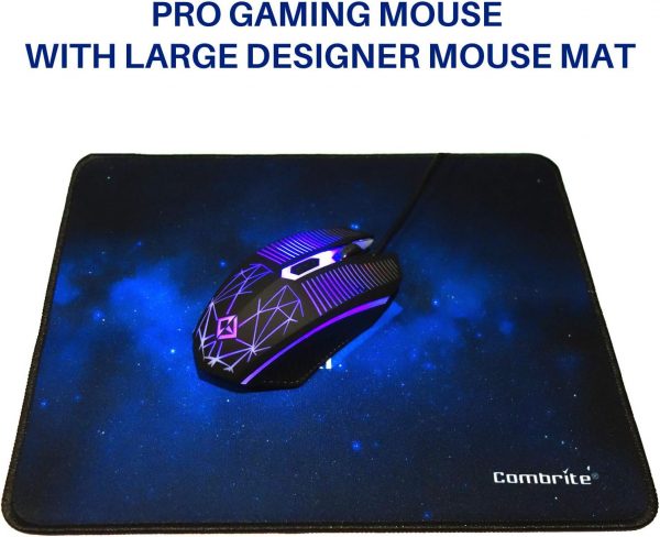 Combrite Raptor Gaming Keyboard And Mouse Set With Large Mou... - Image 5