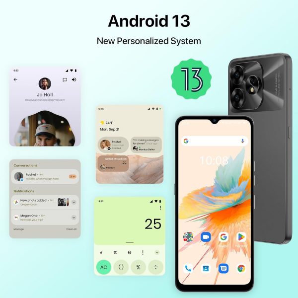UMIDIGI A15 NFC Smartphone 16(8+8)GB+256GB Memory,Android 13... - Image 4