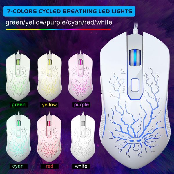 Gaming Keyboard and Mouse Combo, MageGee K1 RGB LED Backlit ... - Image 7