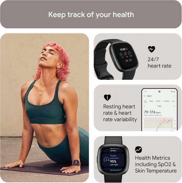 Google Fitbit Versa 4 Fitness Smartwatch with built-in GPS a... - Image 7