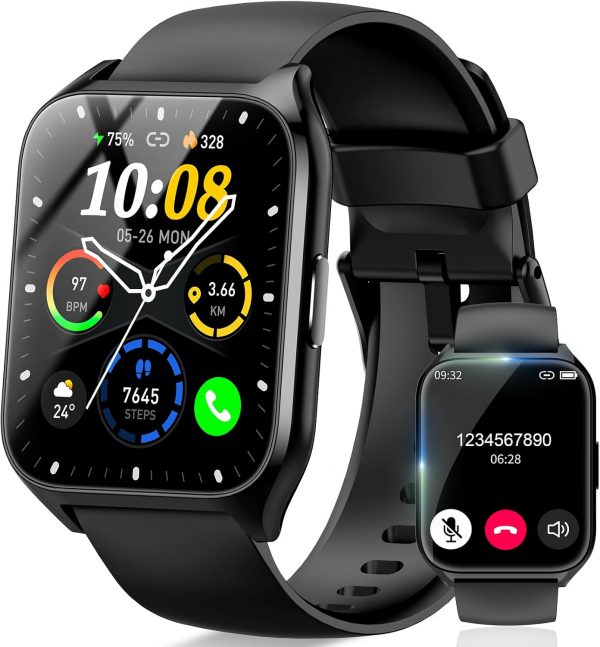 DUSONLAP Smart Watch for Men Women (Answer/Make Calls), 1.85... - Image 2