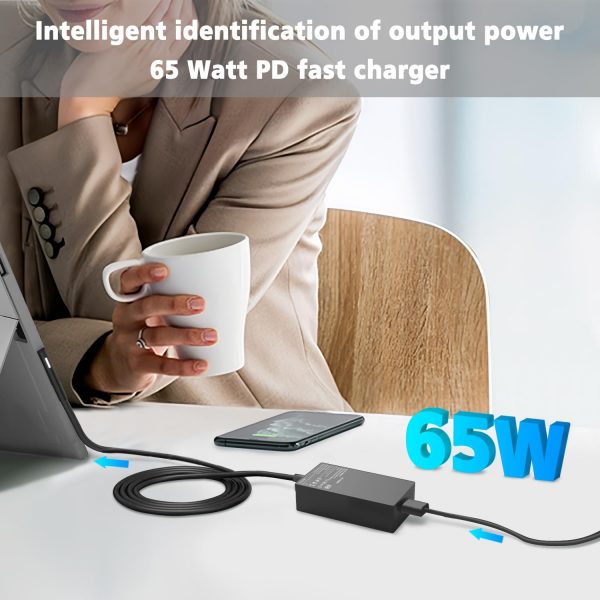 65W Surface Pro Laptop Charger for Microsoft Surface Pro 10,... - Image 6