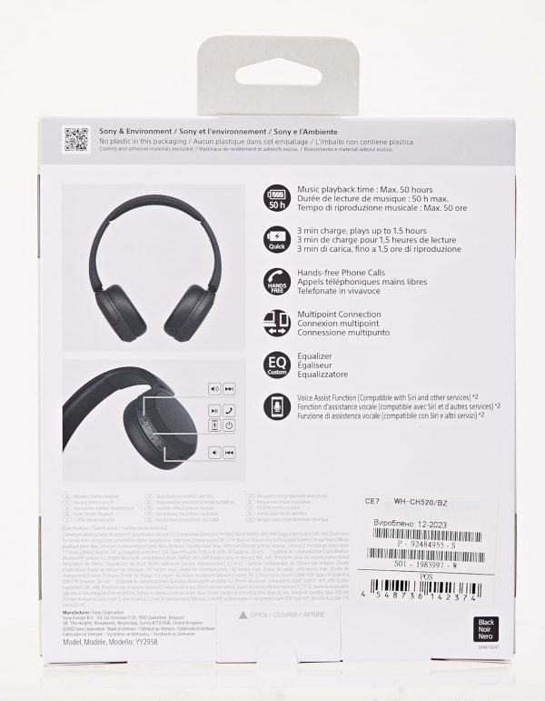 Sony WH-CH520 Wireless Bluetooth Headphones - up to 50 Hours... - Image 18