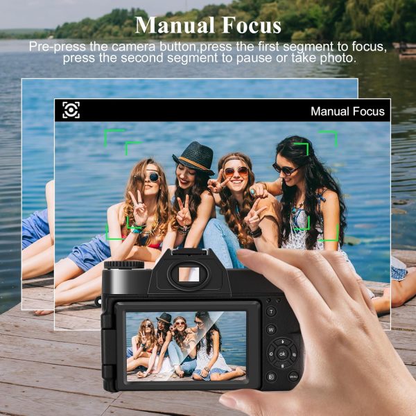 Digital Camera, LAMA 4K 48MP Autofocus Vlogging Camera, Comp... - Image 6