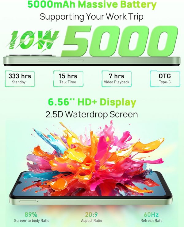 Ulefone Note 19 SIM-Free & Unlocked Mobile Phones, 6GB+32GB/... - Image 6
