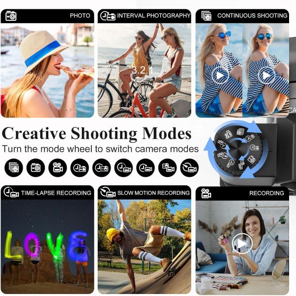 Digital Camera, LAMA 4K 48MP Autofocus Vlogging Camera, Comp... - Image 5