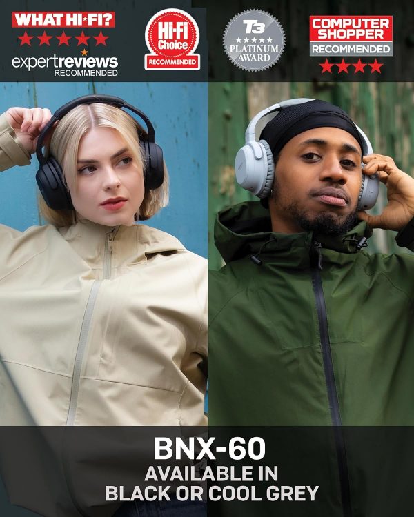 LINDY BNX-60 Wireless Active Noise Cancelling (ANC) Headphon... - Image 3