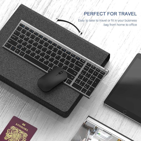 seenda WGJP-031B Wireless Keyboard Mouse Set, Ultra Thin Com... - Image 6