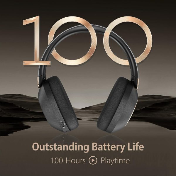 Active Noise Cancelling Wireless Headphones, 100H Playtime w... - Image 5