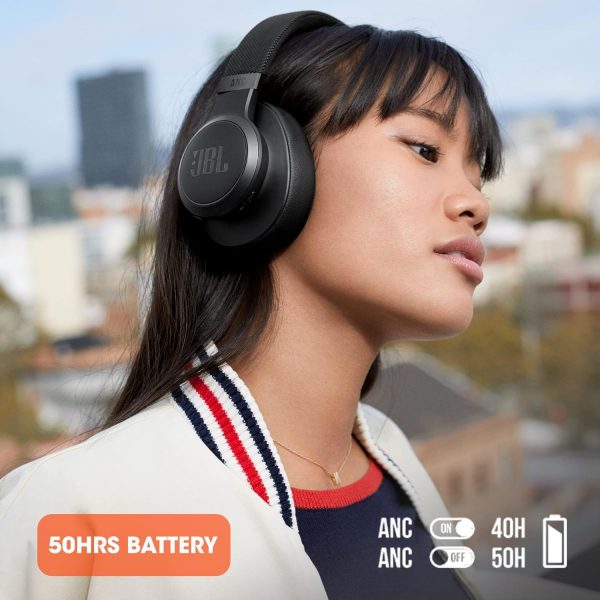 JBL Live 660 NC Wireless Over-Ear Bluetooth Headphones with ... - Image 9