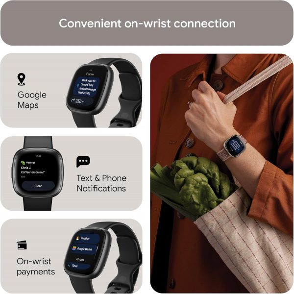Google Fitbit Versa 4 Fitness Smartwatch with built-in GPS a... - Image 5