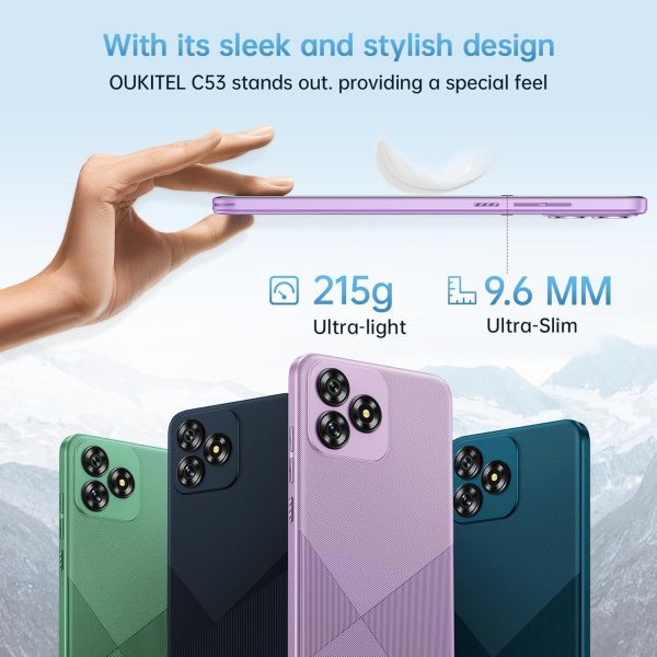 OUKITEL C53 Mobile Phones 2024, 6.6" HD+ Waterdrop Screen An... - Image 8