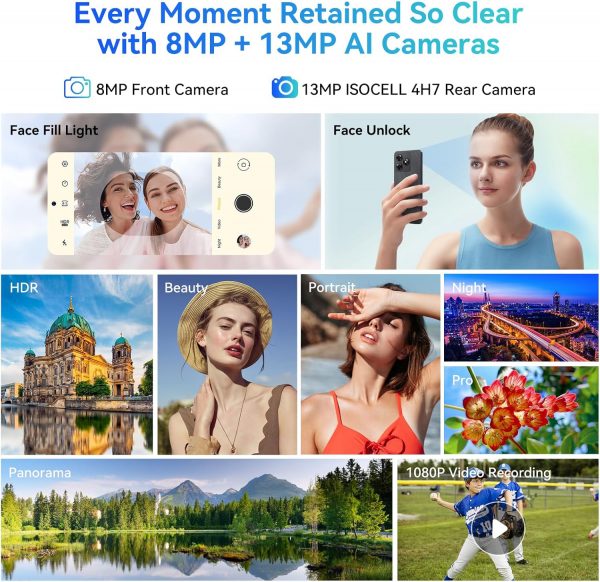 Blackview WAVE 8 Mobile Phones, Android 14 Phone, 12GB+ 128G... - Image 7