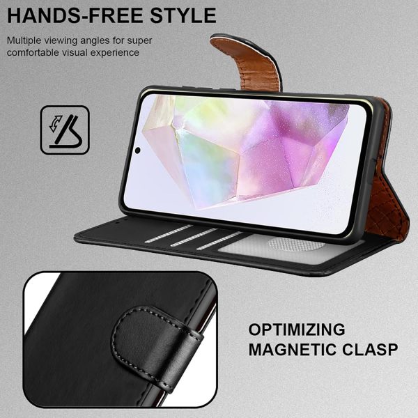 iCatchy for Samsung Galaxy A35 Case Leather Wallet Book Flip... - Image 7