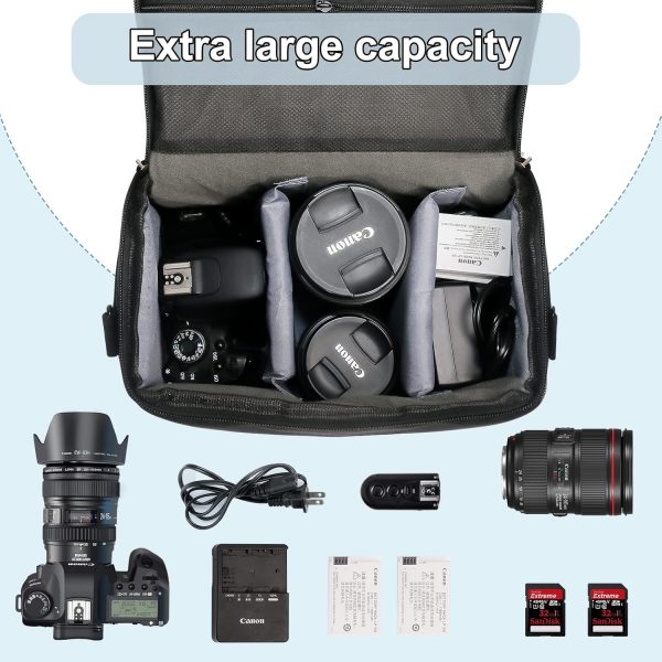 ATHEM DSLR Camera Bag, Waterproof Shockproof Single Camera S... - Image 4