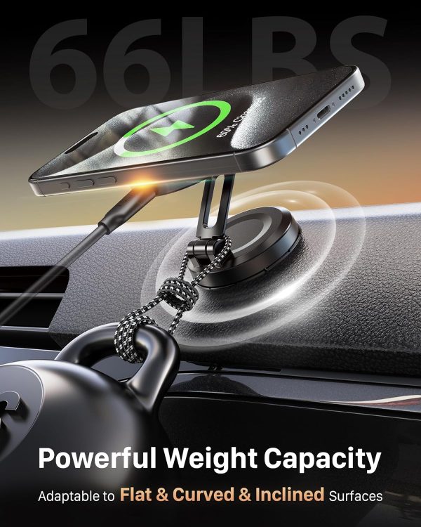 YOSH Mag-Safe Car Charger Mount, 15W Fast Charging Magnetic ... - Image 6