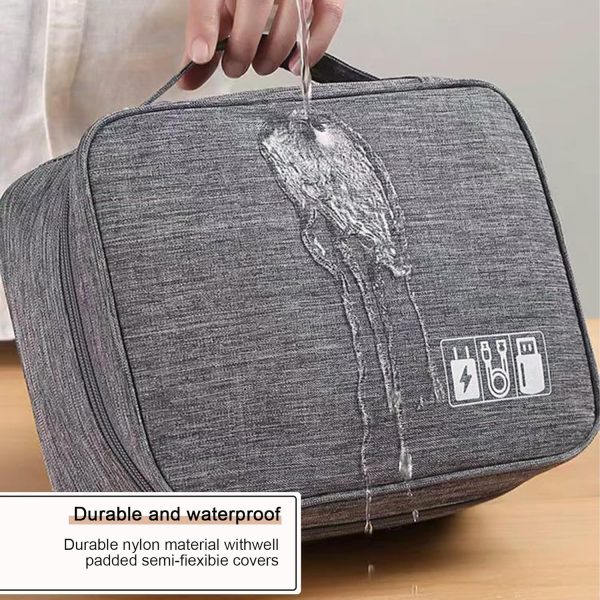 Travel Cable Organiser Bag, Electronic Organizer, Electronic... - Image 5